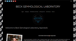 Desktop Screenshot of beckgemlab.com