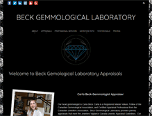 Tablet Screenshot of beckgemlab.com